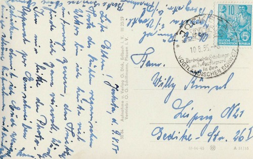 Ansichtskarte 1955 - ansichtskarte, 10.8.1955